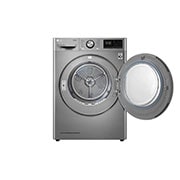 LG نشافة  توفير الطاقة بالمضخة الحرارية 9كغم لون فضي, الجهة الأمامية مفتوحة 2, RH1077SVK, thumbnail 3