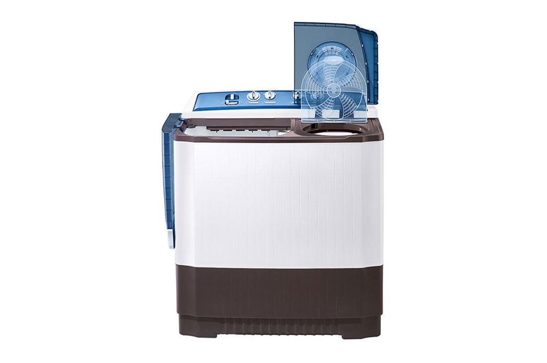 LG غسالة حوضين، 18/10 كغم، خاصية Roller Jet Pulsator, P2361RWNT, P2361RWNT, thumbnail 2