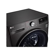 LG غسالة ونشافة بسعة 6/9 كغ وتقنية محرك الدفع المباشر بالذكاء الاصطناعي والغسيل السريع لون أسود, F4V9VCP2E, F4V9VCP2E, thumbnail 3
