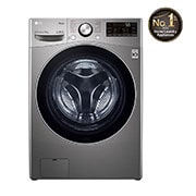 LG غسالة بسعة 15 كغ وتقنية محرك الدفع المباشر بالذكاء الاصطناعي والبخار لون سلفر, WL91H62PN, WL91H62PN, thumbnail 1