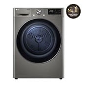 LG نشافة توفير الطاقة بالمضخة الحرارية 9كغم لون سلفر, RH90V9PV8N, RH90V9PV8N, thumbnail 1