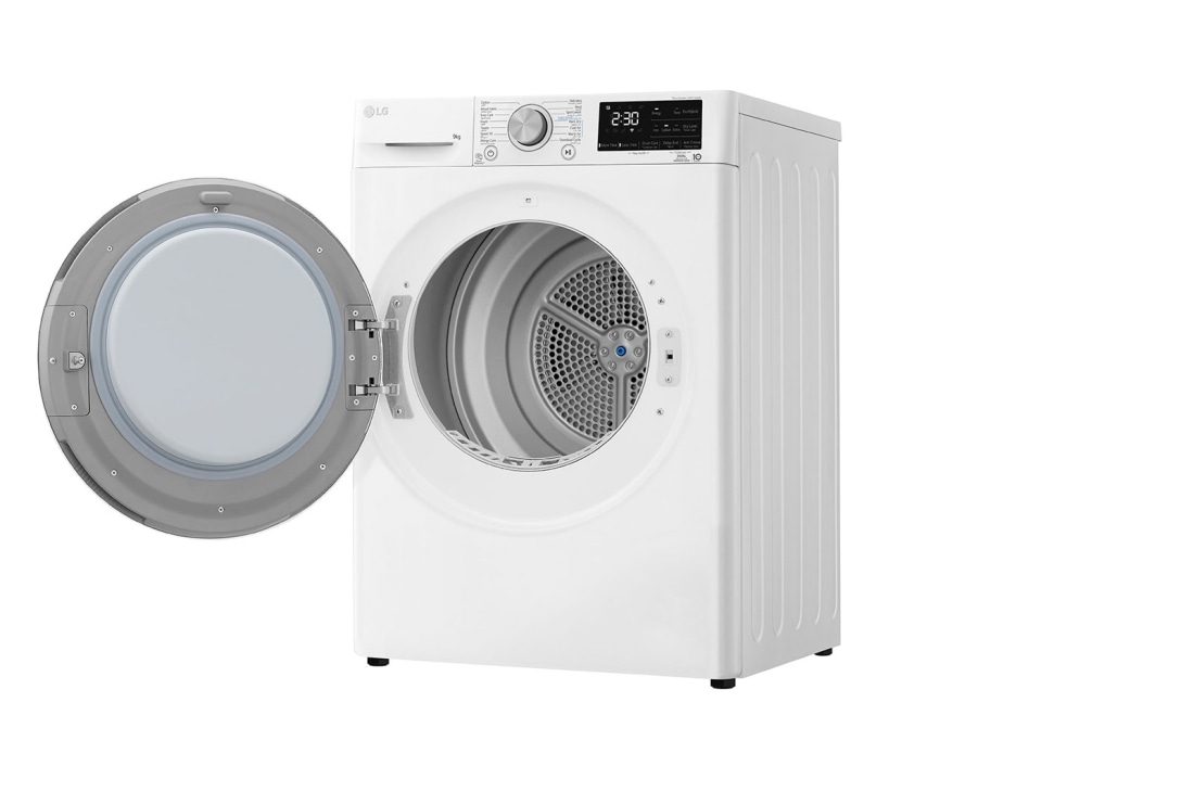 LG نشافة توفير الطاقة بالمضخة الحرارية 9كغم لون أبيض, RH90V3AV0N, RH90V3AV0N, thumbnail 10