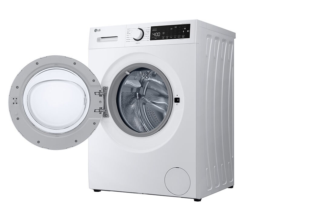 LG غسالة LG تحميل أمامي سعة 8 كغم لون أبيض , right open, F2T2TYM0W, thumbnail 12