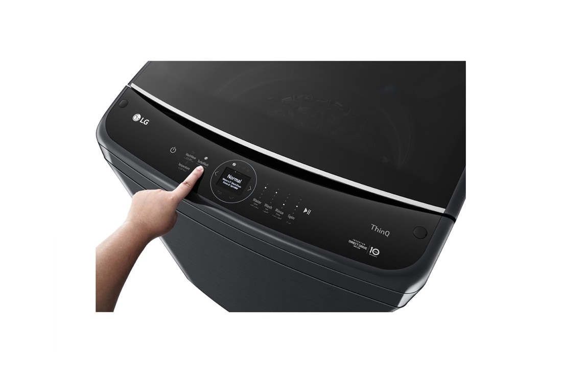 LG غسالة تعبئة علوية بسعة 24 كغ و محرك الدفع المباشر بالذكاء الاصطناعي و تقنية العناية من الحساسية, T24H9EFHTP, thumbnail 10