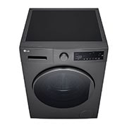 LG غسالة LG تحميل أمامي سعة 8 كغم لون سلڤر, Top Perspective, F2T2TYM1S, thumbnail 11