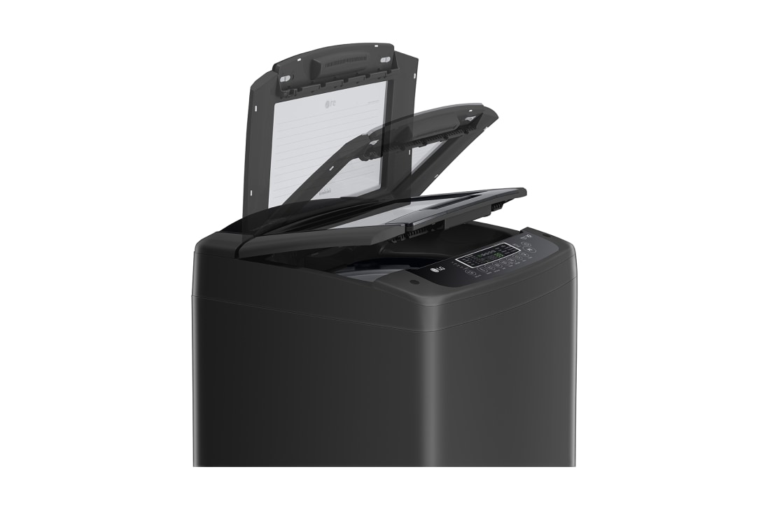 LG غسالة تعبئة علوية بسعة 16 كغ و محرّك الدفع المباشر بالذكاء الاصطناعي و لون أسود, T1685NEHT2, thumbnail 3