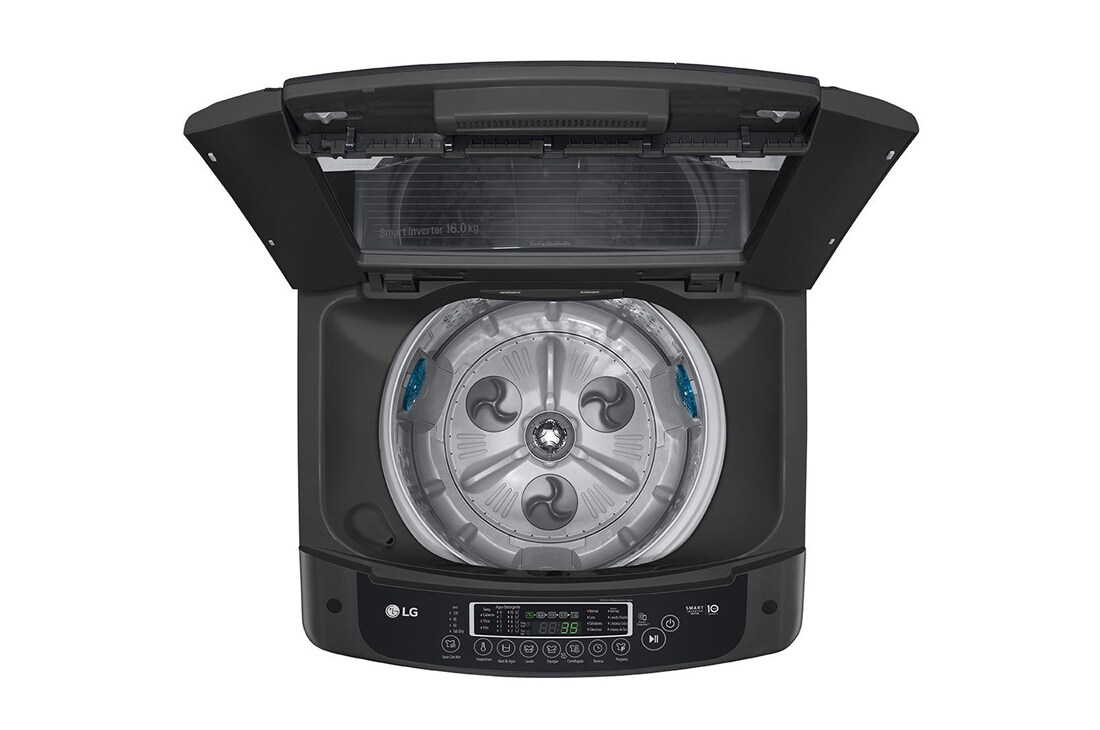 LG غسالة تعبئة علوية بسعة 16 كغ و محرّك الدفع المباشر بالذكاء الاصطناعي و لون أسود, T1685NEHT2, thumbnail 9