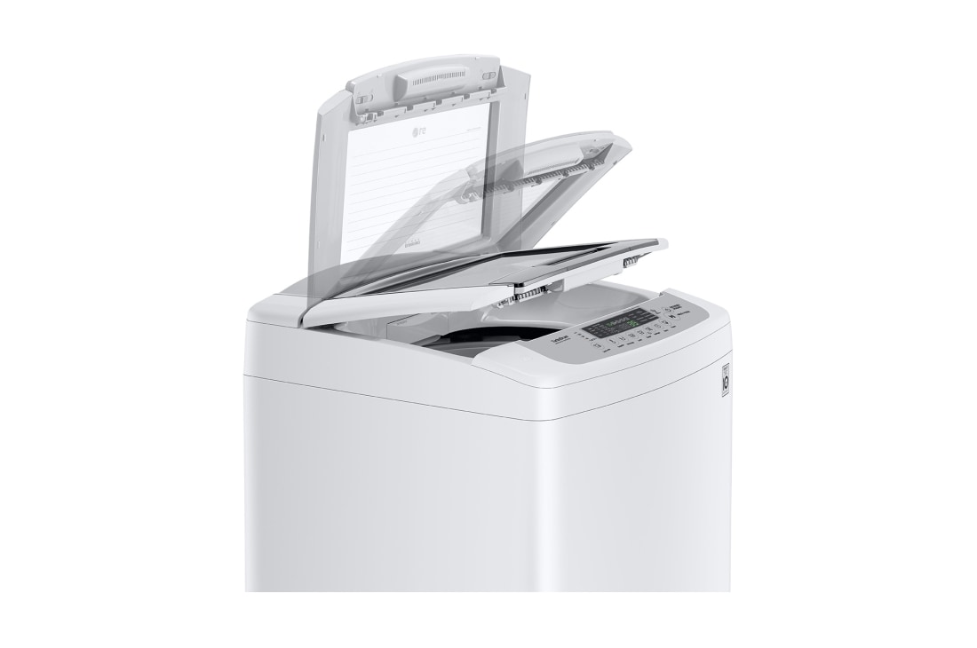 LG غسالة تعبئة علوية بسعة 16 كغ و محرّك الدفع المباشر بالذكاء الاصطناعي و لون أبيض, T1685NEHT, thumbnail 3