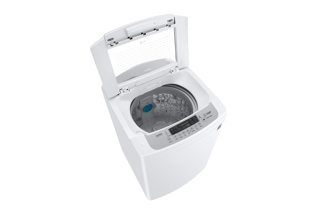 LG غسالة تعبئة علوية بسعة 16 كغ و محرّك الدفع المباشر بالذكاء الاصطناعي و لون أبيض, T1685NEHT, thumbnail 5