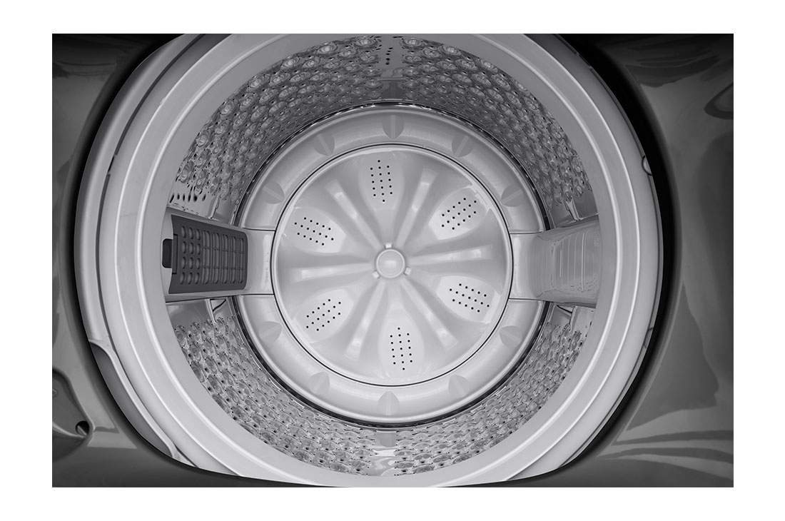 LG غسالة تعبئة علوية بسعة 18 كغ و محرّك الدفع المباشر بالذكاء الاصطناعي, Drum detail, T18H3SDHT2, thumbnail 3