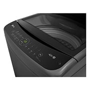 LG غسالة تعبئة علوية بسعة 18 كغ و محرّك الدفع المباشر بالذكاء الاصطناعي, perspective detail view of controls, T18H3SDHT2, thumbnail 9