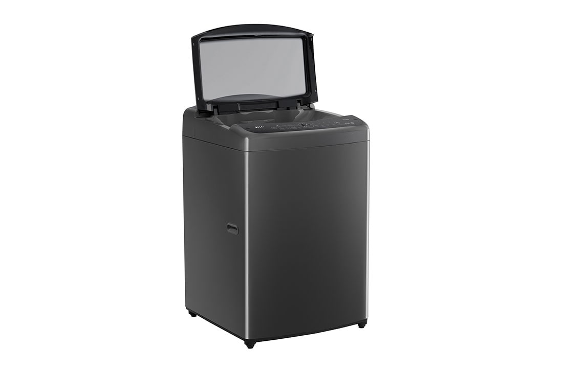 LG غسالة LG تحميل علوي سعة 20 كجم، مزودة بتقنية AIDD، وTurbo wash3D، وTruboDrum, Left Open view, T20H7EHHT2, thumbnail 14