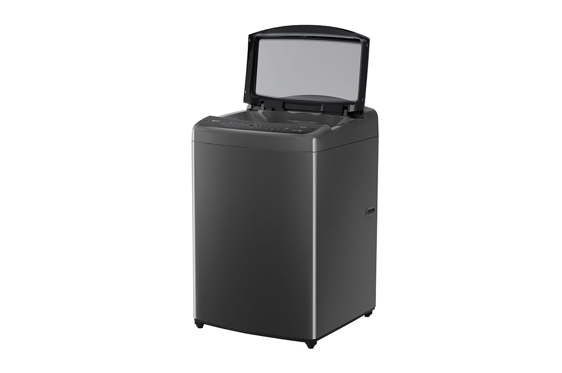 LG غسالة LG تحميل علوي سعة 20 كجم، مزودة بتقنية AIDD، وTurbo wash3D، وTruboDrum, Right Open view, T20H7EHHT2, thumbnail 16