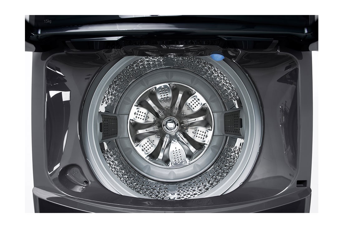 LG غسالة LG تحميل علوي سعة 20 كجم، مزودة بتقنية AIDD، وTurbo wash3D، وTruboDrum, Top Drum Detail, T20H7EHHT2, thumbnail 3