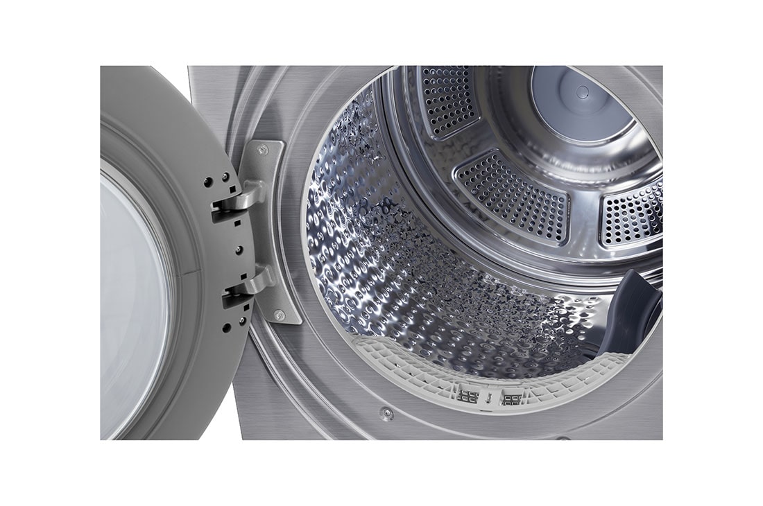 LG مجففة ملابس بسعة 18كغ بالمضخة الحرارية ,الفلتر المزدوج , تجفيف بالاستشعار والتحكم الذكي , مفتوح باتجاه اليمين, RH18U8EVCW, thumbnail 5