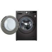 LG غسالة تعبئة أمامية بسعة 11 كغ , AI DD,  +Steam  ™,لون اسود, front open view, WR9011PBG, thumbnail 2