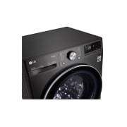 LG غسالة تعبئة أمامية بسعة 11 كغ , AI DD,  +Steam  ™,لون اسود, panel view, WR9011PBG, thumbnail 3