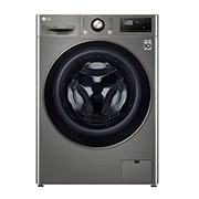 LG غسالة تعبئة أمامية بسعة 10 كغ , تقنية ,  ™Steam,لون سلفر, front view, WR3210PRG, thumbnail 1