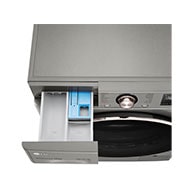 LG غسالة تعبئة أمامية بسعة 10 كغ , تقنية ,  ™Steam,لون سلفر, front drawer open, WR3210PRG, thumbnail 7