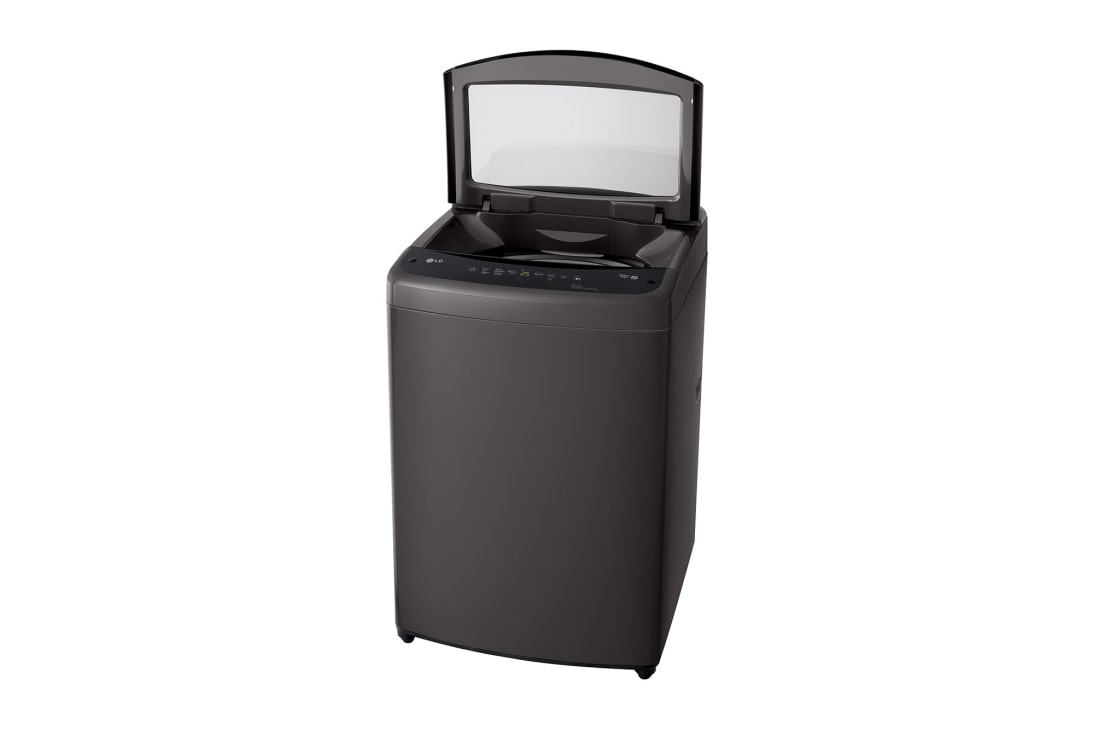 LG غسالة تحميل علوية بسعة 16 كغ ومحرك Smart Inverter، خاصية التشخيص الذكي، لون أسود, left open, T16V1NDHT7, thumbnail 13