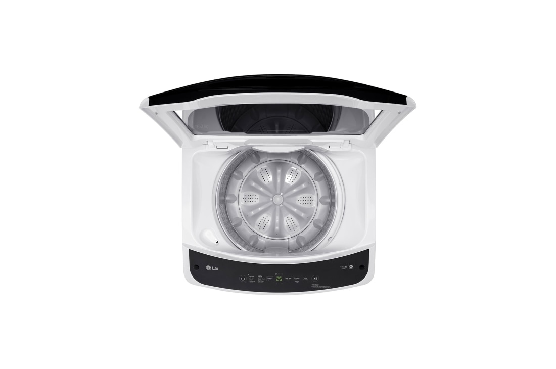 LG غسالة تحميل علوية بسعة 16 كغ ومحرك Smart Inverter، خاصية التشخيص الذكي، لون ابيض, top , T16V1NDHT0, thumbnail 7