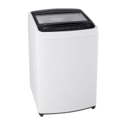 LG غسالة تحميل علوية بسعة 16 كغ ومحرك Smart Inverter، خاصية التشخيص الذكي، لون ابيض, side view, T16V1NDHT0, thumbnail 9