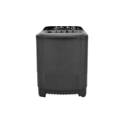 LG غسالة حوضين سعة 7/3.5 كغ مع خاصية ضخ المياه و3 برامج غسيل لون أسود, Front view, P1261RONT, thumbnail 1