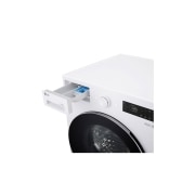 LG غسالة ونشافة ملابس بسعة 15 /8 كغ ومحرك الدفع المباشر، خاصية التشخيص الذكي، لون ابيض, wm, WDN1508WRP, thumbnail 4