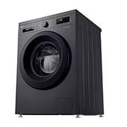 LG غسالة  ملابس بسعة 8 كغ ومحرك الدفع المباشر، خاصية التشخيص الذكي، لون اسود , top drawer open, F2Y1TYP6J, thumbnail 9