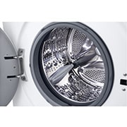 LG غسالة  ملابس بسعة 8 كغ ومحرك الدفع المباشر، خاصية التشخيص الذكي، لون ابيض لامع, F2Y1TYPQ5, thumbnail 6