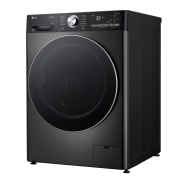 LG غسالة ونشافة ملابس بسعة 13 /7 كغ ومحرك الدفع المباشر، خاصية التشخيص الذكي، لون أسود بلاتيني, right side, WDR1307PBP, thumbnail 12