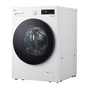 LG غسالة ونشافة ملابس بسعة 18/10 كغ ومحرك الدفع المباشر، خاصية التشخيص الذكي، لون أبيض لامع, RightSide, WDN1810WRP, thumbnail 12