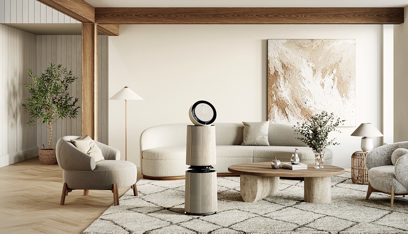 The interior and the product are well harmonized