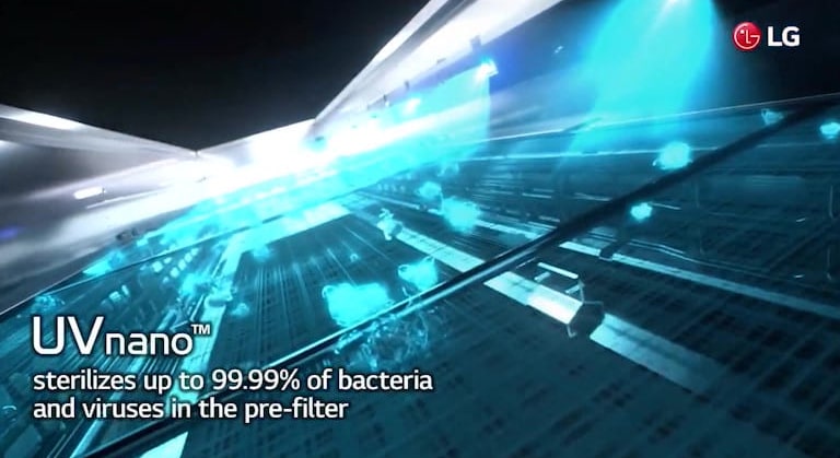 The video shows the second component of the UVnano filter box. UVnano™