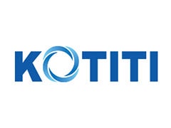 The KOTITI logo with two dots beneath the logo. The first dot is highlighted indicating this is the first of two images.