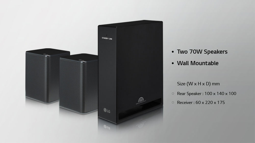Lg sk10 top rear speakers
