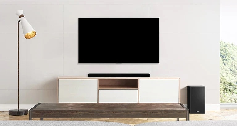 LG TVs and LG Soundbars in harmony with your home