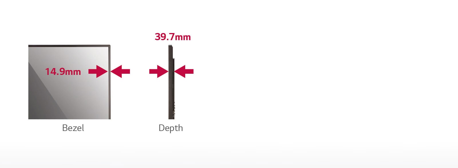 Slimmer Bezel & Depth1