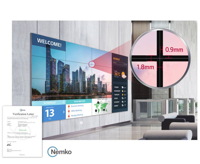 Seamless Large Screens with Extreme-Narrow Bezel