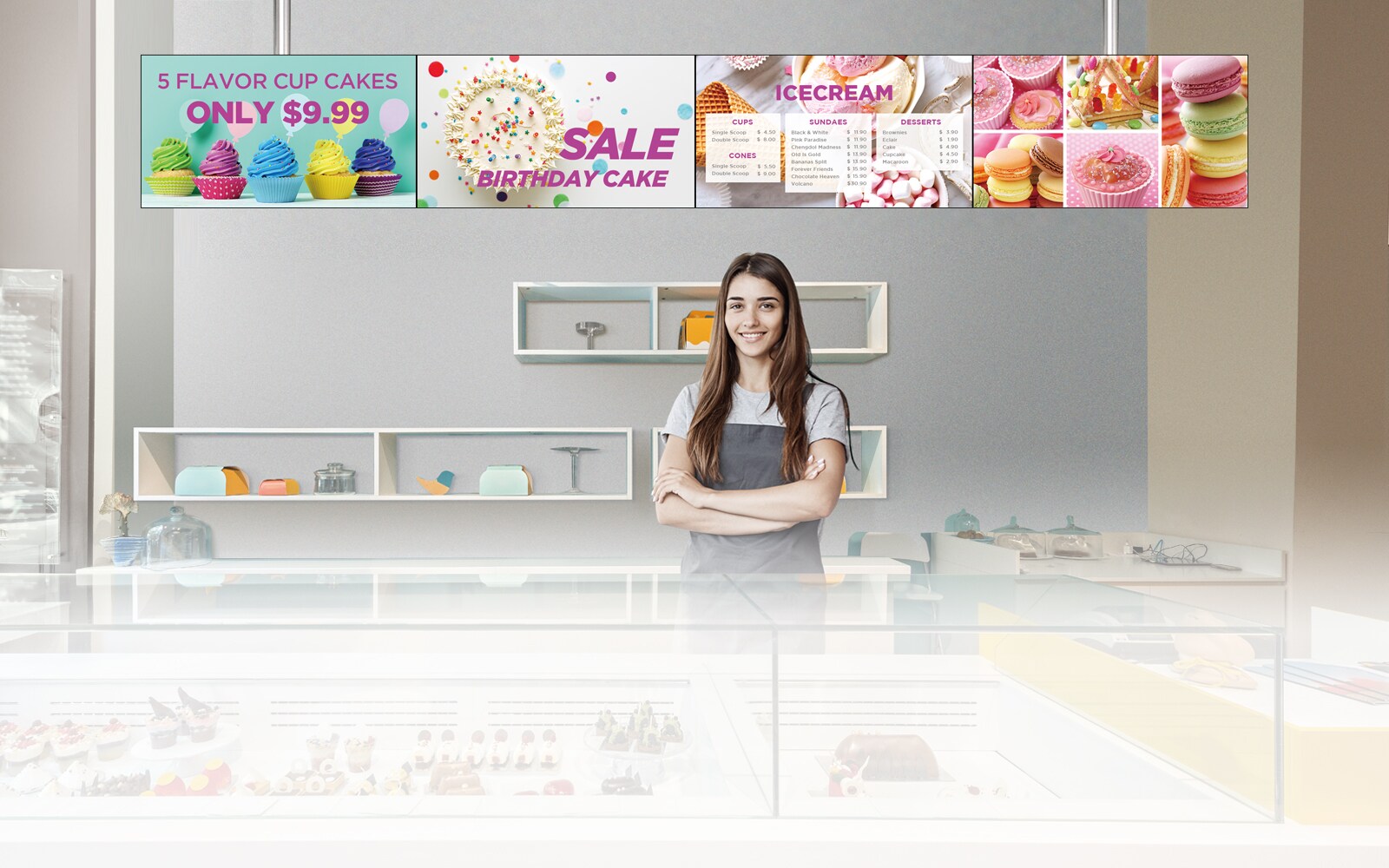 Smart Video Wall with Ultra Narrow Bezel1