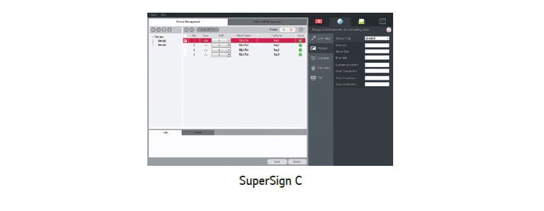 Free SuperSign C for Remote Monitor and Control2