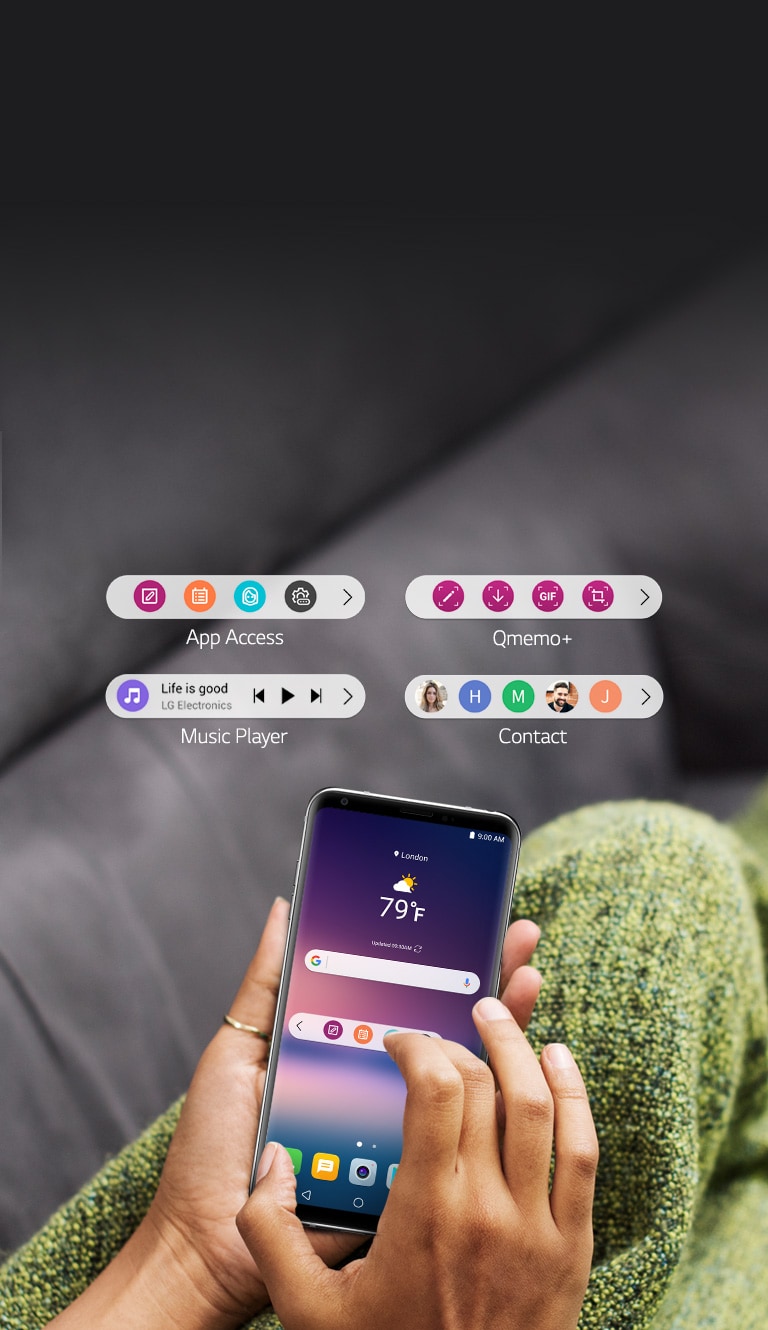 LG V30+ Black Phone | V30 Plus Specs and Features | LG Levant