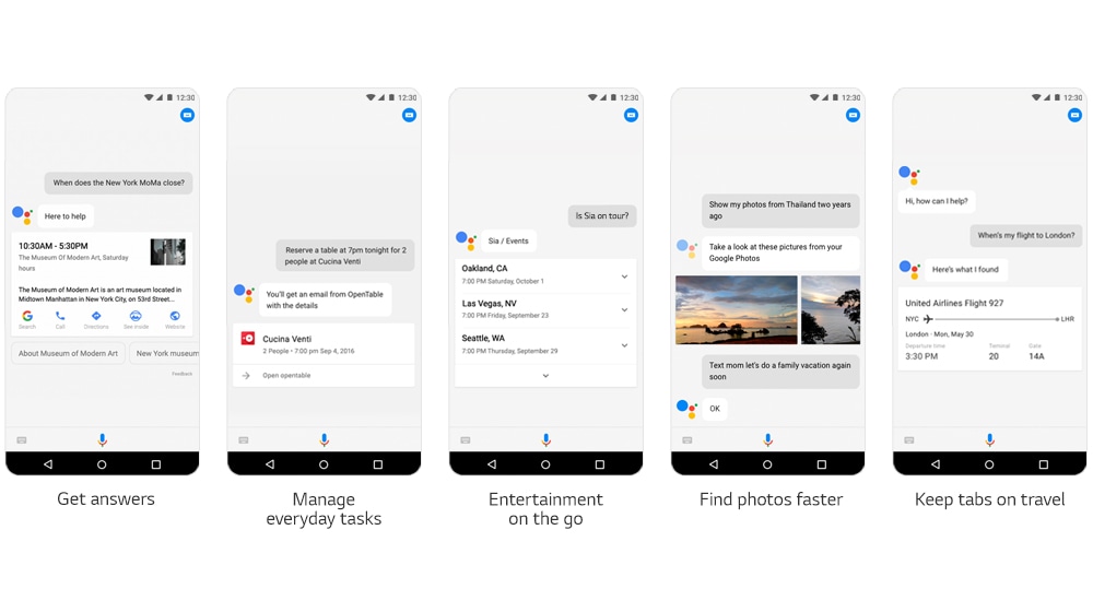 Meet Your Google Assistant on LG V301
