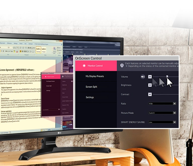 Convenient, Easy On Screen Control2