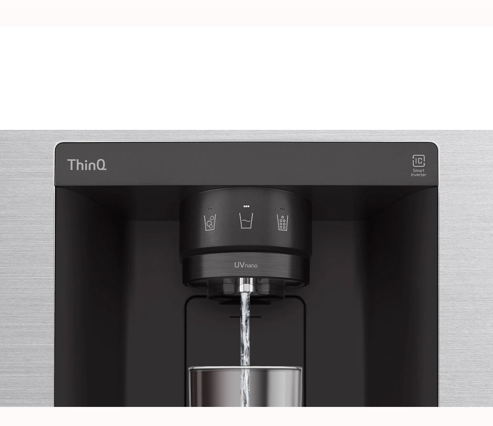 A video starts zoomed in on the water dispenser. 