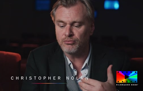 An interview film of Christopher Nolan and other cinematographers, talking about Filmmaker mode's vision
