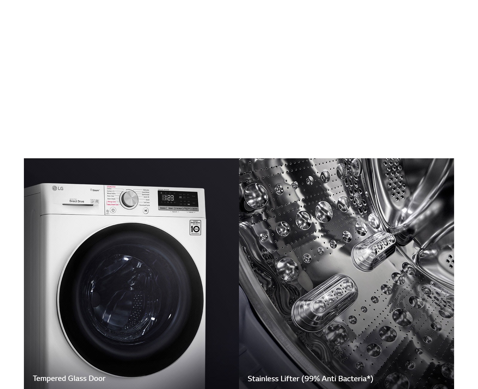 Lg tempered glass washing machine hotsell