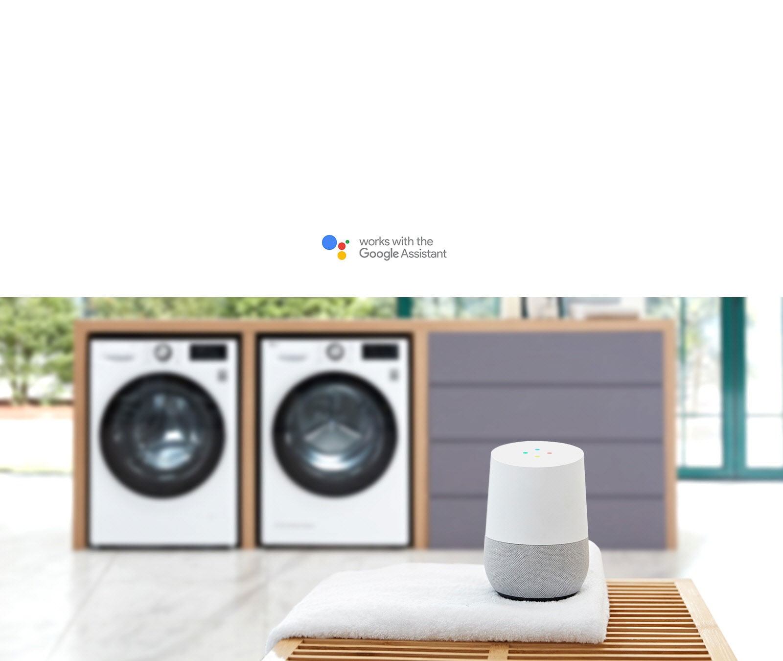 google home washing machine