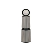 LG PuriCare™ 360 Air Purifier, Nature Beige, 360˚ Purification with Pet Care and Smart Sensor, Front, AS10GDBY0, thumbnail 2