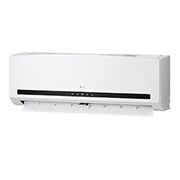 LG wall-mounted Air conditioner, Fast Cooling, Dual Sensing, Smart Operation, Anti Corrosion Gold Fin™, Auto Restart, LED Indication, right side view with front opened, IQA24K, thumbnail 5